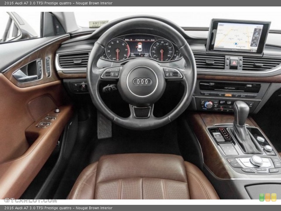 Nougat Brown Interior Photo for the 2016 Audi A7 3.0 TFSI Prestige quattro #122169650