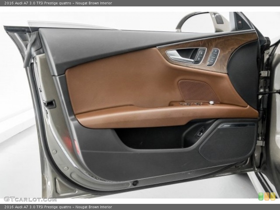 Nougat Brown Interior Door Panel for the 2016 Audi A7 3.0 TFSI Prestige quattro #122169851