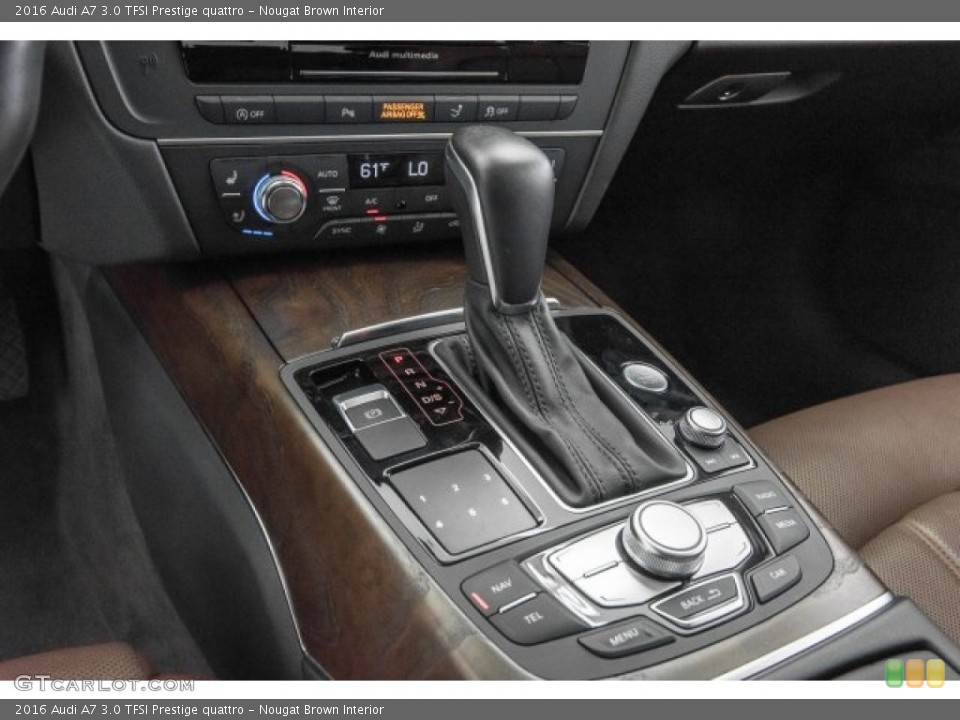 Nougat Brown Interior Transmission for the 2016 Audi A7 3.0 TFSI Prestige quattro #122169908