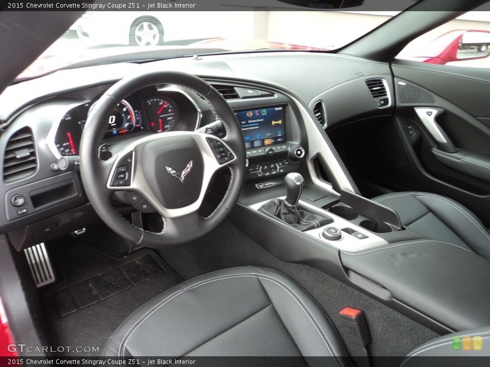 Jet Black Interior Photo for the 2015 Chevrolet Corvette Stingray Coupe Z51 #122170907