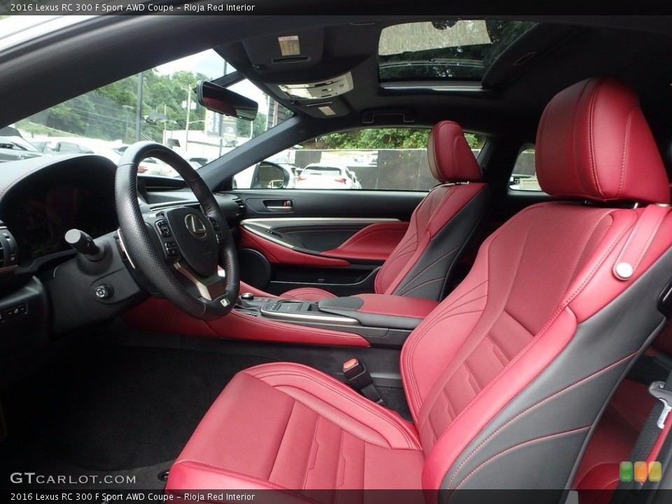 Rioja Red Interior Photo for the 2016 Lexus RC 300 F Sport AWD Coupe #122176151