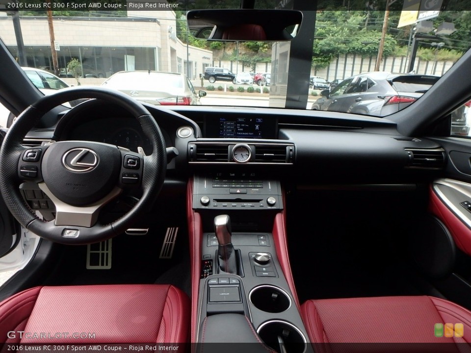 Rioja Red Interior Dashboard for the 2016 Lexus RC 300 F Sport AWD Coupe #122176217
