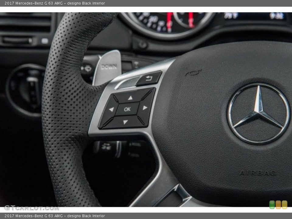 designo Black Interior Controls for the 2017 Mercedes-Benz G 63 AMG #122180246