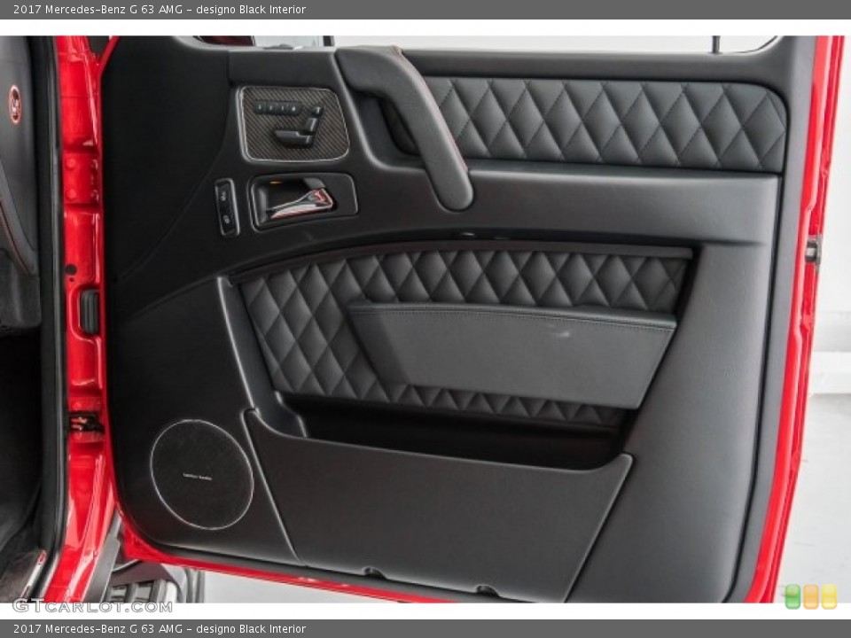 designo Black Interior Door Panel for the 2017 Mercedes-Benz G 63 AMG #122180513