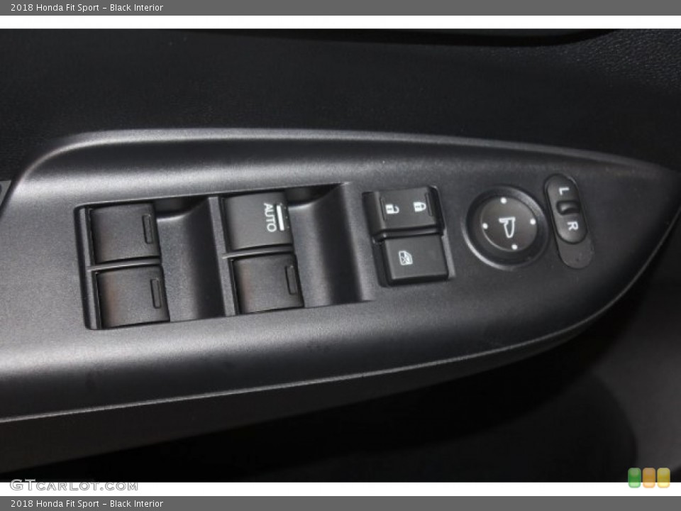 Black Interior Controls for the 2018 Honda Fit Sport #122182331