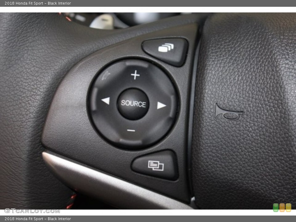 Black Interior Controls for the 2018 Honda Fit Sport #122182388