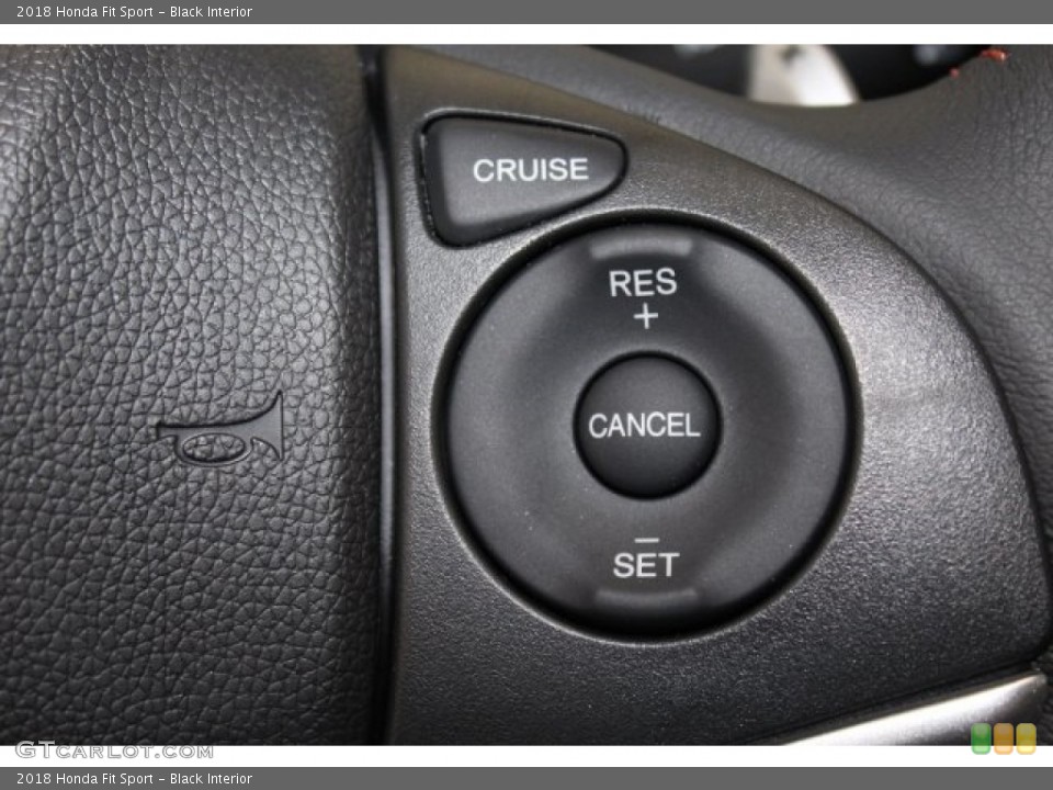 Black Interior Controls for the 2018 Honda Fit Sport #122182412