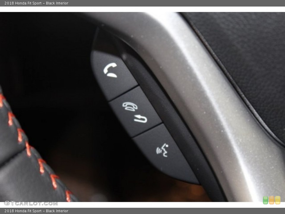 Black Interior Controls for the 2018 Honda Fit Sport #122182433