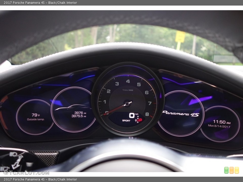 Black/Chalk Interior Gauges for the 2017 Porsche Panamera 4S #122193715