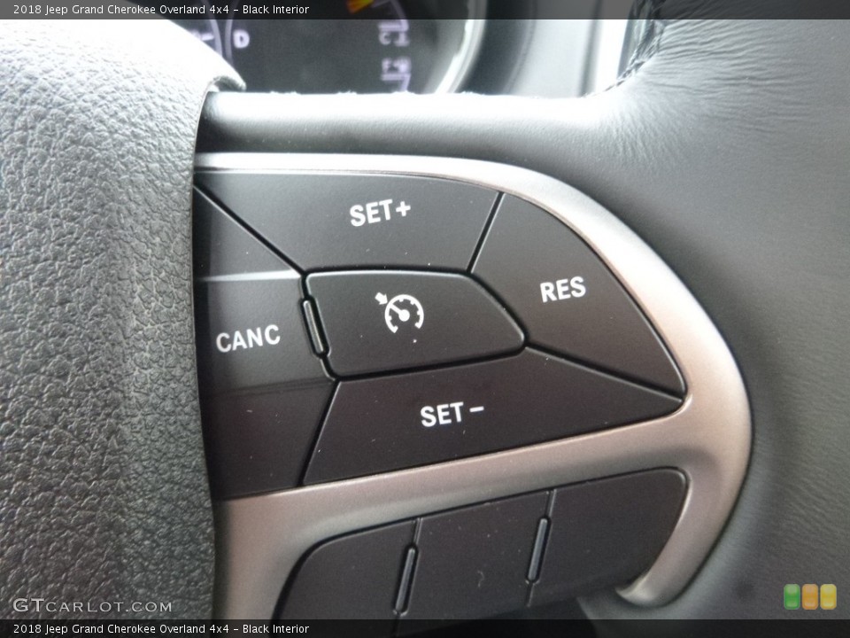 Black Interior Controls for the 2018 Jeep Grand Cherokee Overland 4x4 #122196204