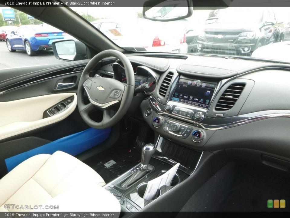 Jet Black/Light Wheat Interior Dashboard for the 2018 Chevrolet Impala Premier #122197764