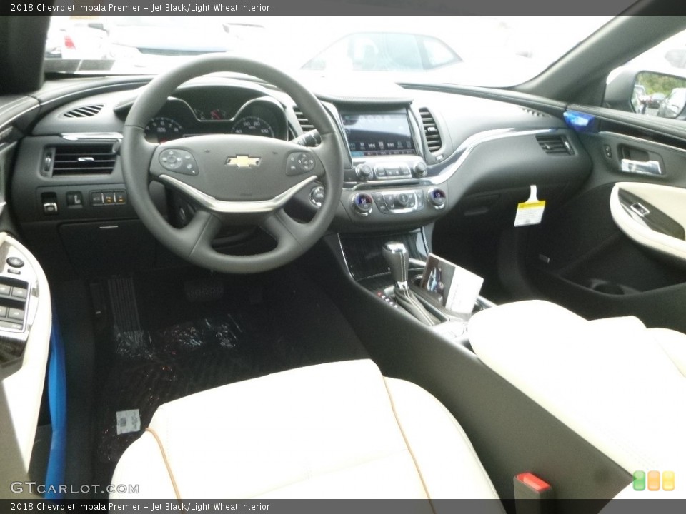 Jet Black/Light Wheat Interior Photo for the 2018 Chevrolet Impala Premier #122197809