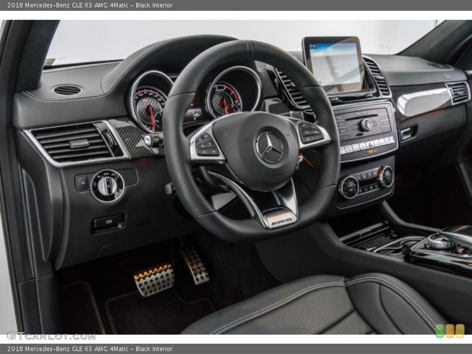Black Interior Dashboard for the 2018 Mercedes-Benz GLE 63 AMG 4Matic #122198943