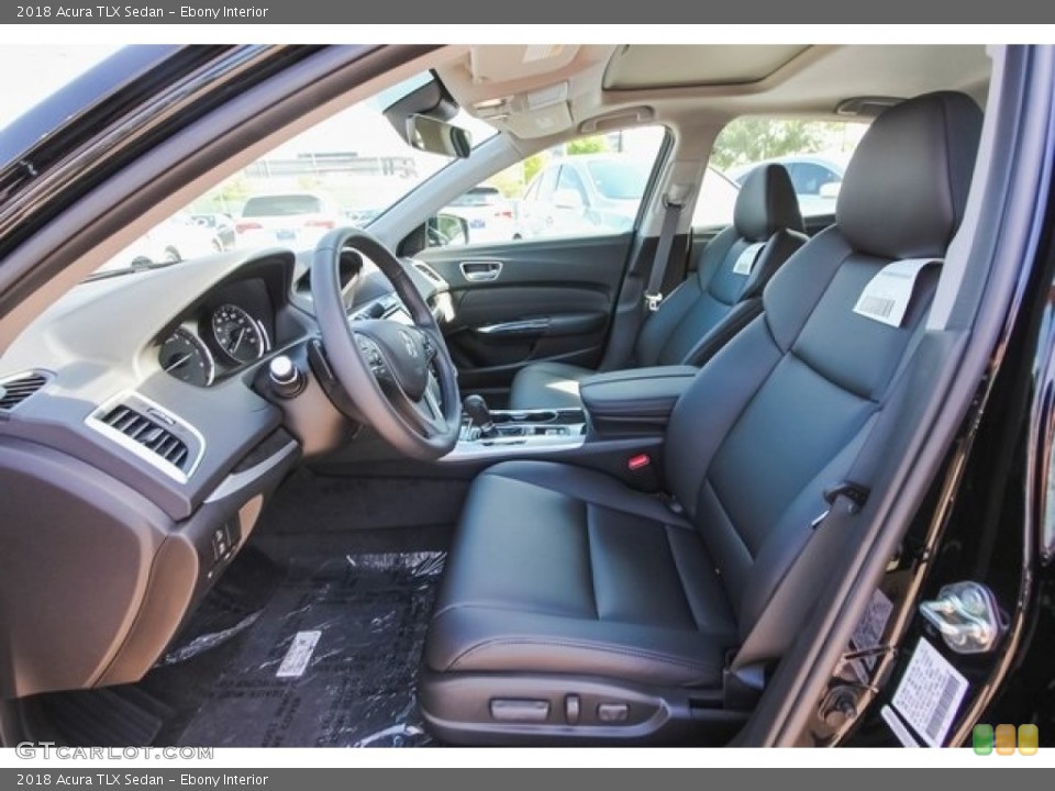 Ebony Interior Front Seat for the 2018 Acura TLX Sedan #122200626