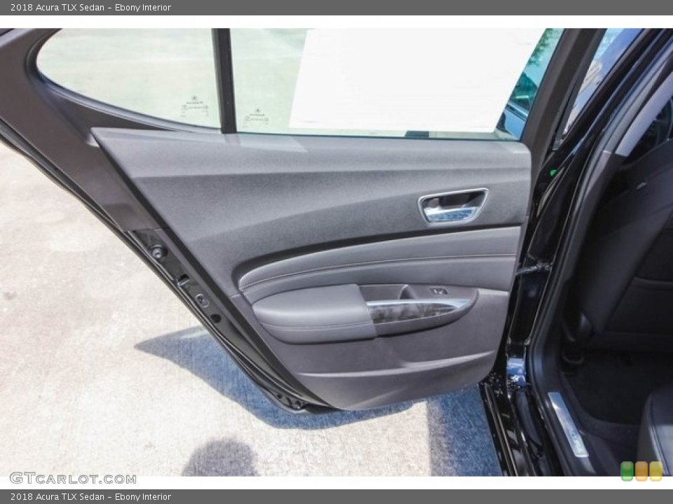 Ebony Interior Door Panel for the 2018 Acura TLX Sedan #122200641