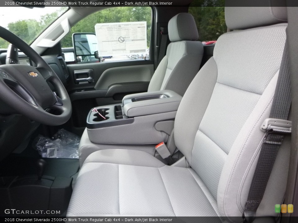 Dark Ash/Jet Black Interior Front Seat for the 2018 Chevrolet Silverado 2500HD Work Truck Regular Cab 4x4 #122202138