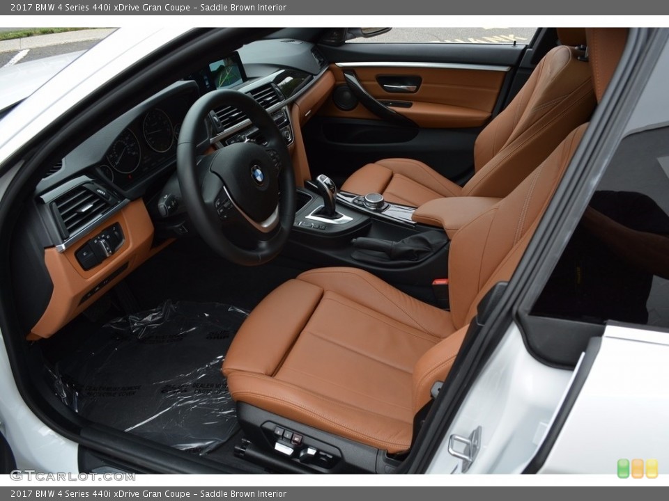 Saddle Brown Interior Photo for the 2017 BMW 4 Series 440i xDrive Gran Coupe #122210808