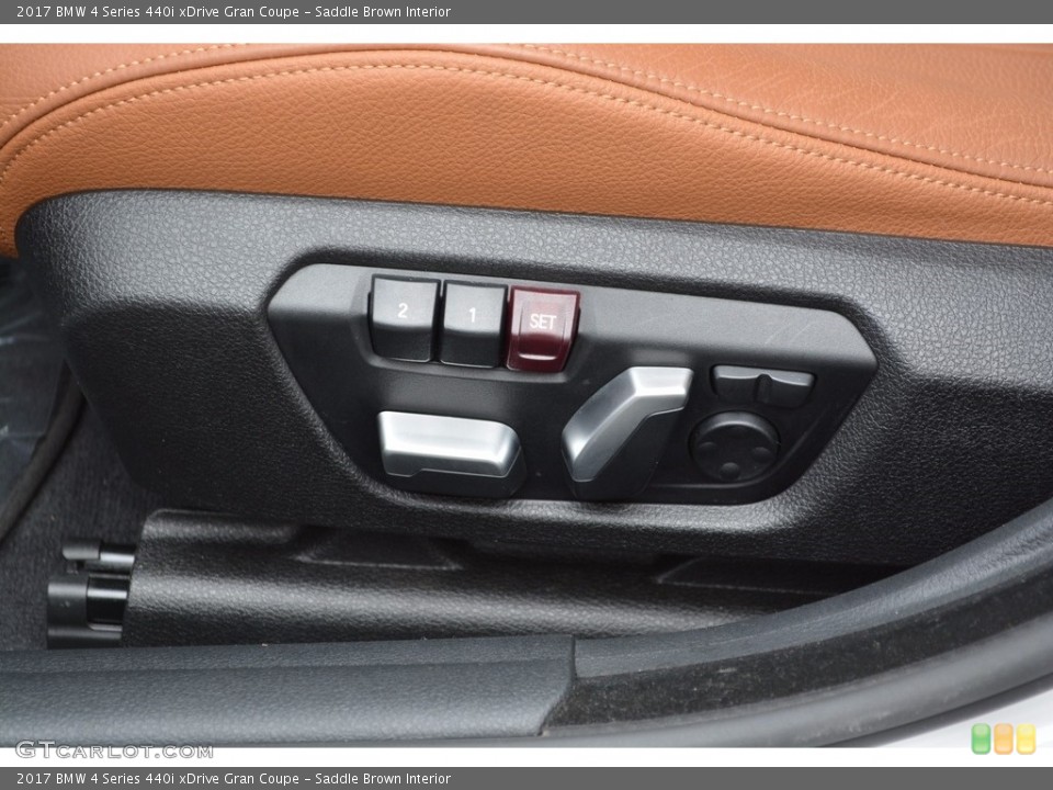Saddle Brown Interior Controls for the 2017 BMW 4 Series 440i xDrive Gran Coupe #122210820