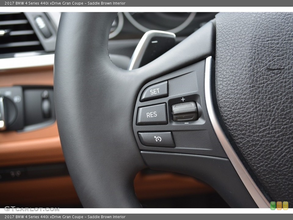 Saddle Brown Interior Controls for the 2017 BMW 4 Series 440i xDrive Gran Coupe #122210856