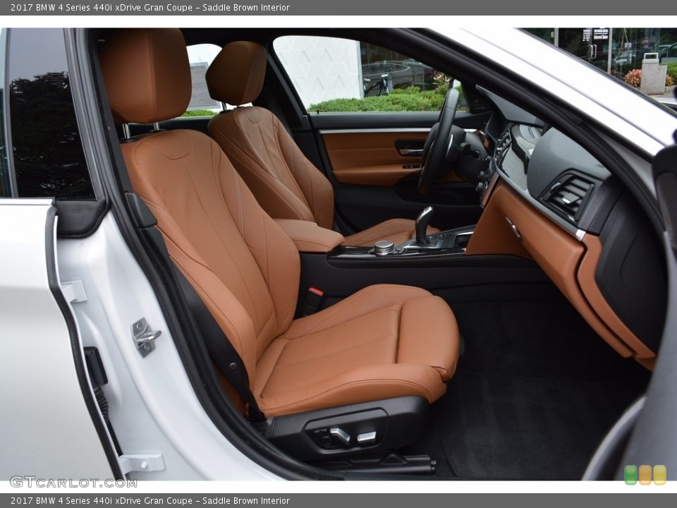Saddle Brown Interior Door Panel for the 2017 BMW 4 Series 440i xDrive Gran Coupe #122210907