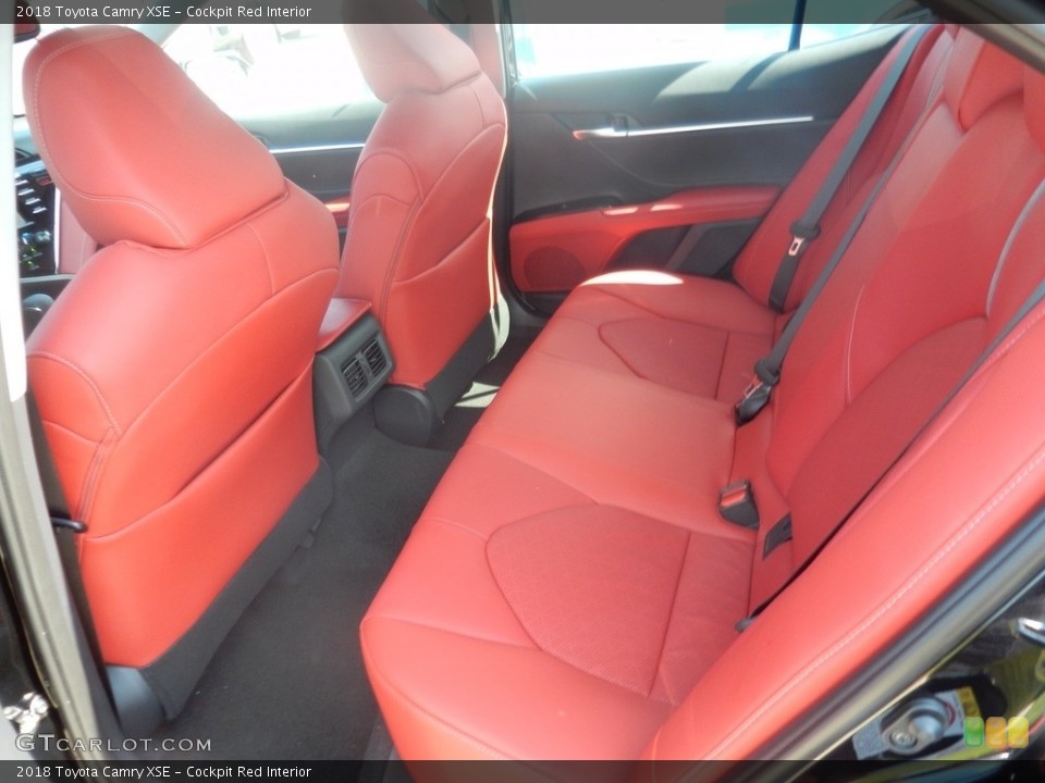 Cockpit Red 2018 Toyota Camry Interiors