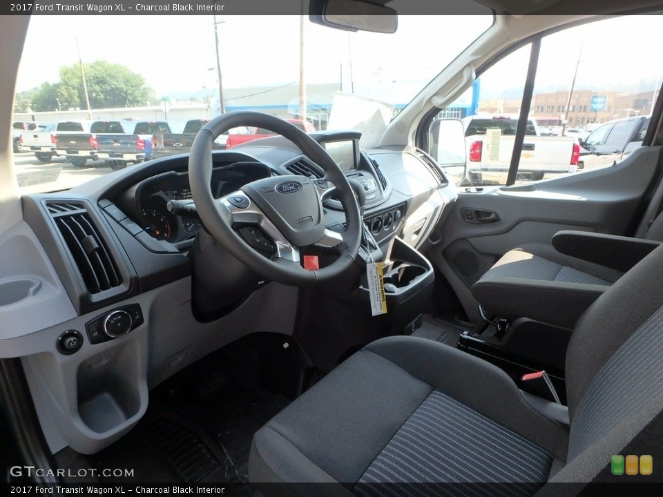 Charcoal Black Interior Photo for the 2017 Ford Transit Wagon XL #122234646