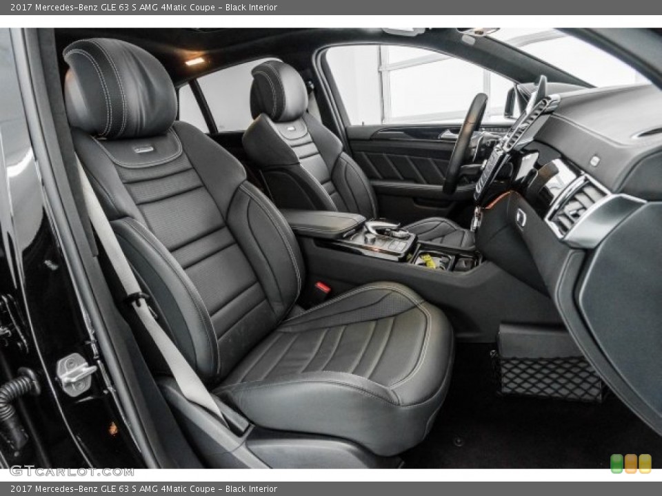 Black Interior Photo for the 2017 Mercedes-Benz GLE 63 S AMG 4Matic Coupe #122241294