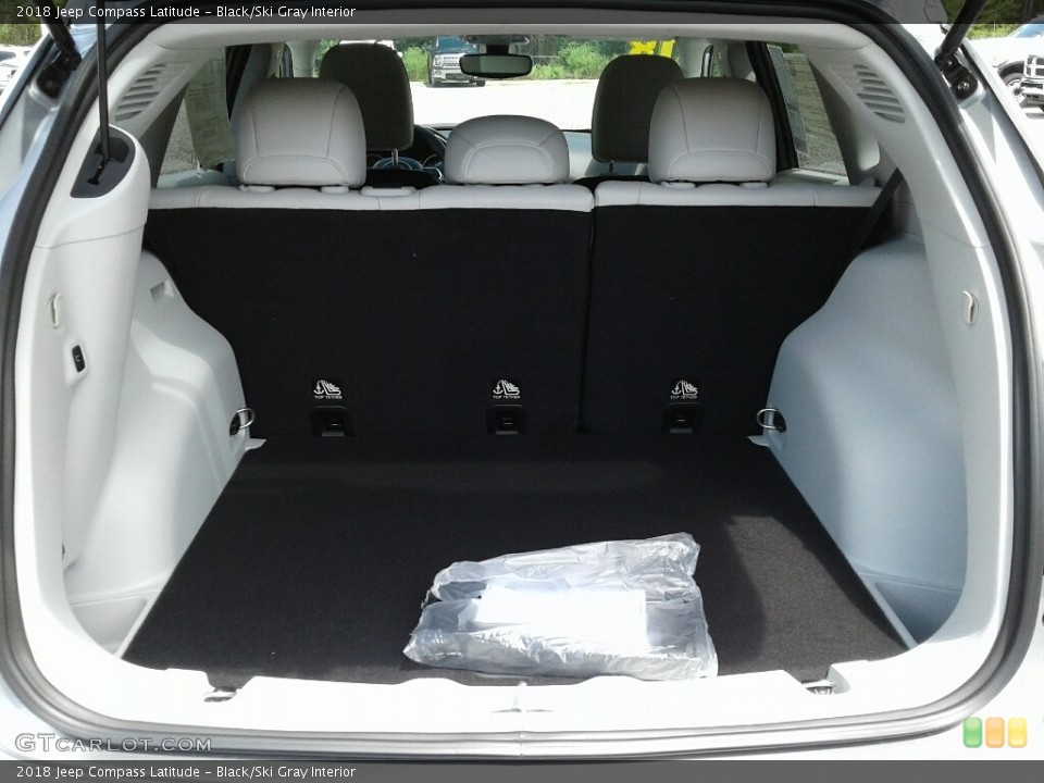 Black/Ski Gray Interior Trunk for the 2018 Jeep Compass Latitude #122258583