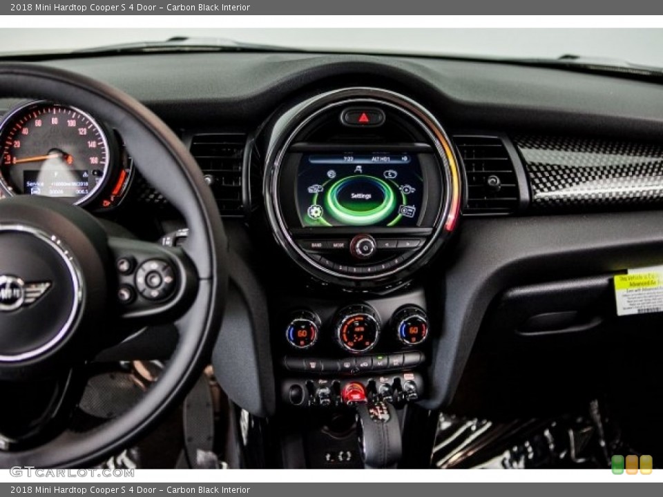 Carbon Black Interior Controls for the 2018 Mini Hardtop Cooper S 4 Door #122276306