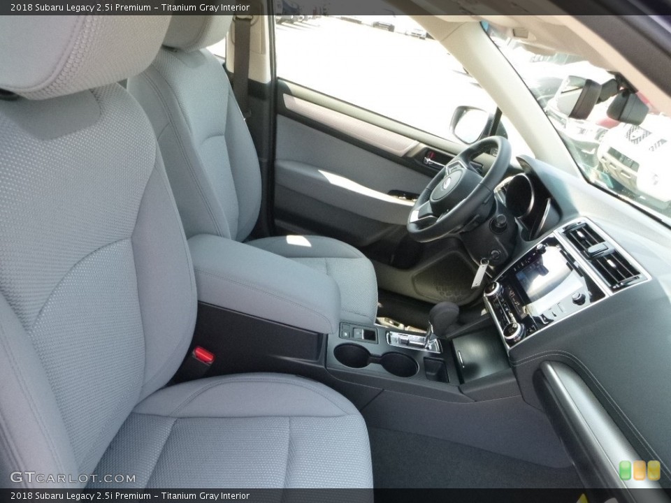 Titanium Gray Interior Photo for the 2018 Subaru Legacy 2.5i Premium #122288972