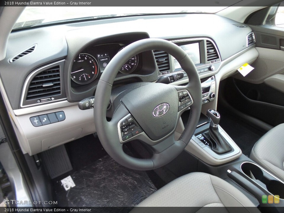 Gray Interior Photo for the 2018 Hyundai Elantra Value Edition #122293456