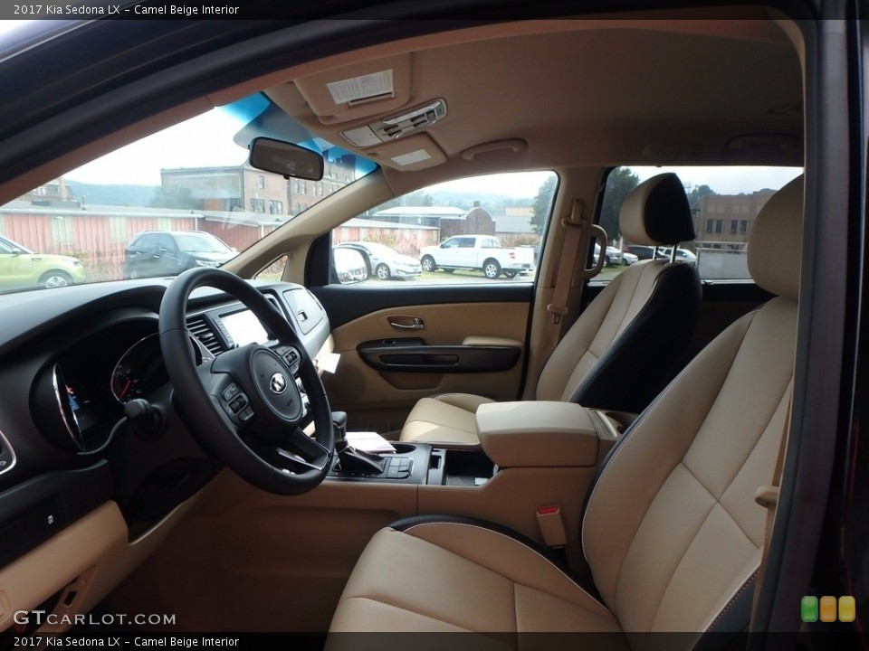 Camel Beige Interior Photo for the 2017 Kia Sedona LX #122304841