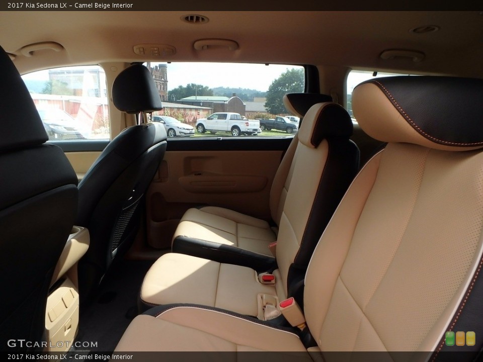 Camel Beige Interior Rear Seat for the 2017 Kia Sedona LX #122304865