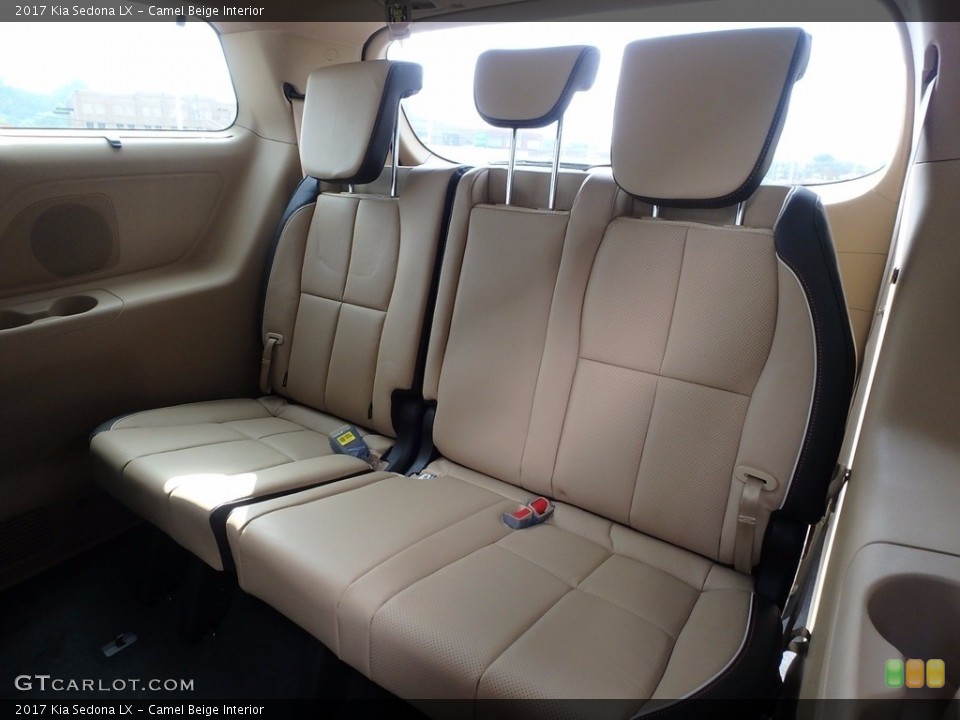 Camel Beige Interior Rear Seat for the 2017 Kia Sedona LX #122304889