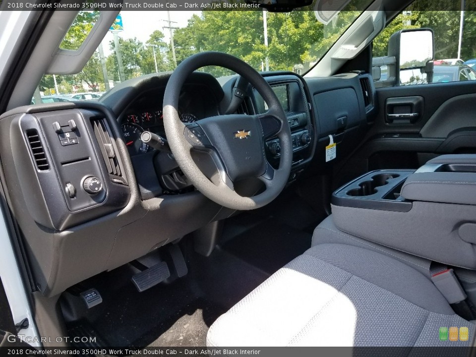 Dark Ash/Jet Black Interior Photo for the 2018 Chevrolet Silverado 3500HD Work Truck Double Cab #122336726