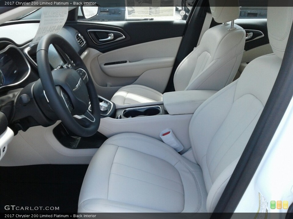 Black Interior Photo for the 2017 Chrysler 200 Limited Platinum #122345666