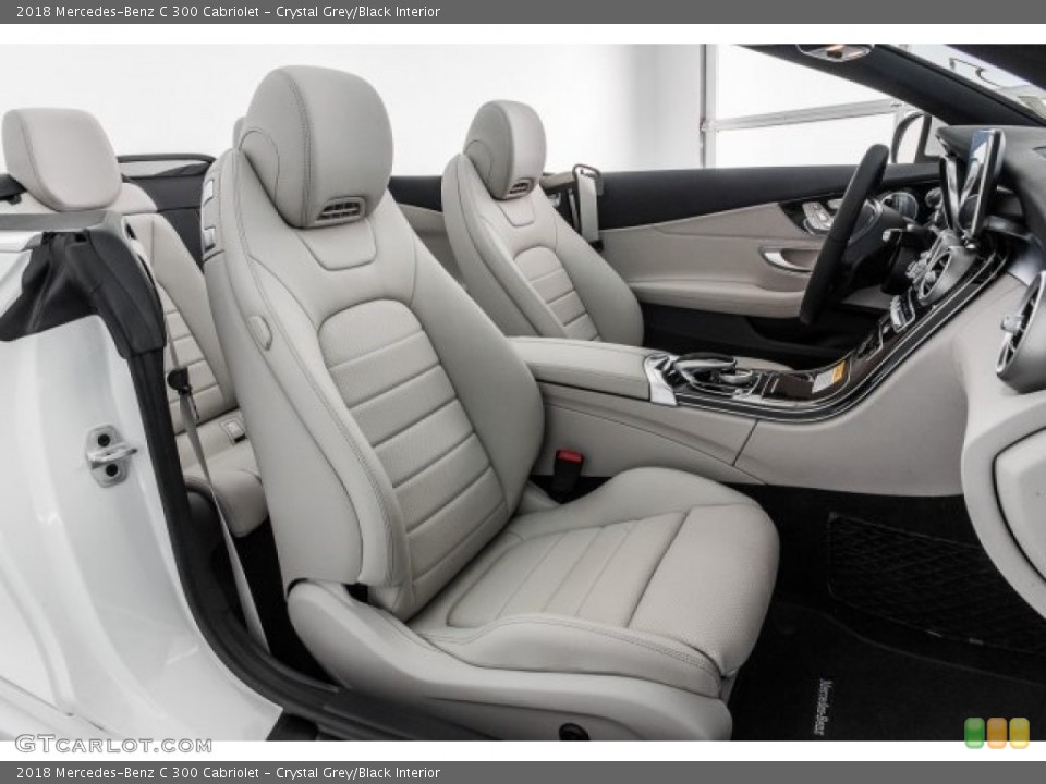 Crystal Grey/Black Interior Photo for the 2018 Mercedes-Benz C 300 Cabriolet #122349871