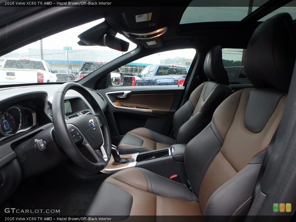 Hazel Brown/Off-Black Interior Photo for the 2016 Volvo XC60 T6 AWD #122361334