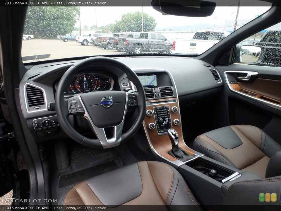 Hazel Brown/Off-Black Interior Photo for the 2016 Volvo XC60 T6 AWD #122361379