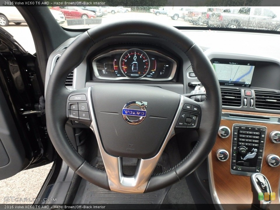 Hazel Brown/Off-Black Interior Steering Wheel for the 2016 Volvo XC60 T6 AWD #122361472