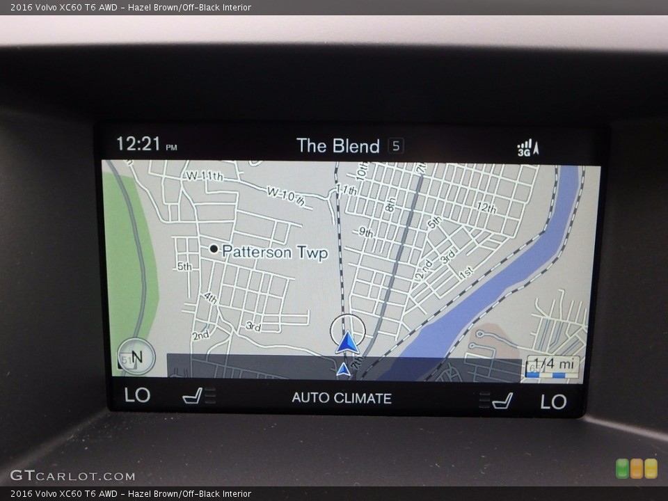 Hazel Brown/Off-Black Interior Navigation for the 2016 Volvo XC60 T6 AWD #122361520