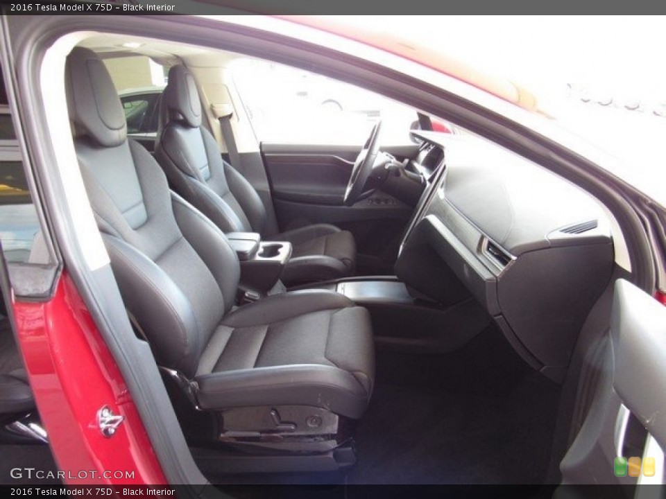 Black Interior Front Seat for the 2016 Tesla Model X 75D #122364295