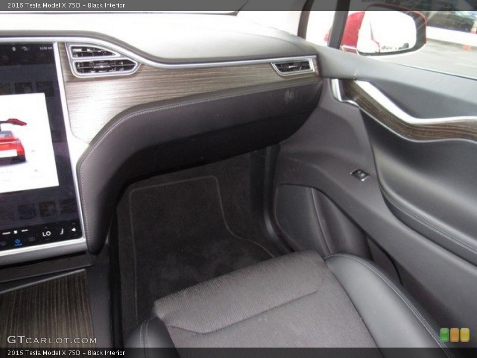 Black Interior Dashboard for the 2016 Tesla Model X 75D #122364496