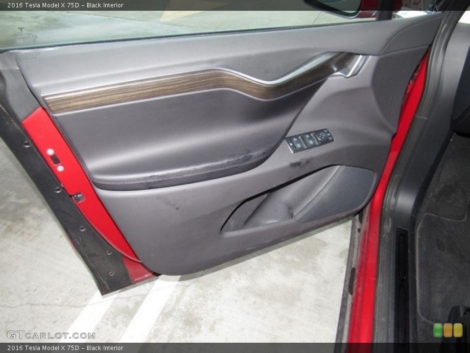 Black Interior Door Panel for the 2016 Tesla Model X 75D #122364598