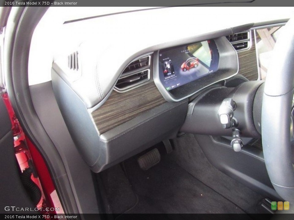 Black Interior Gauges for the 2016 Tesla Model X 75D #122364622