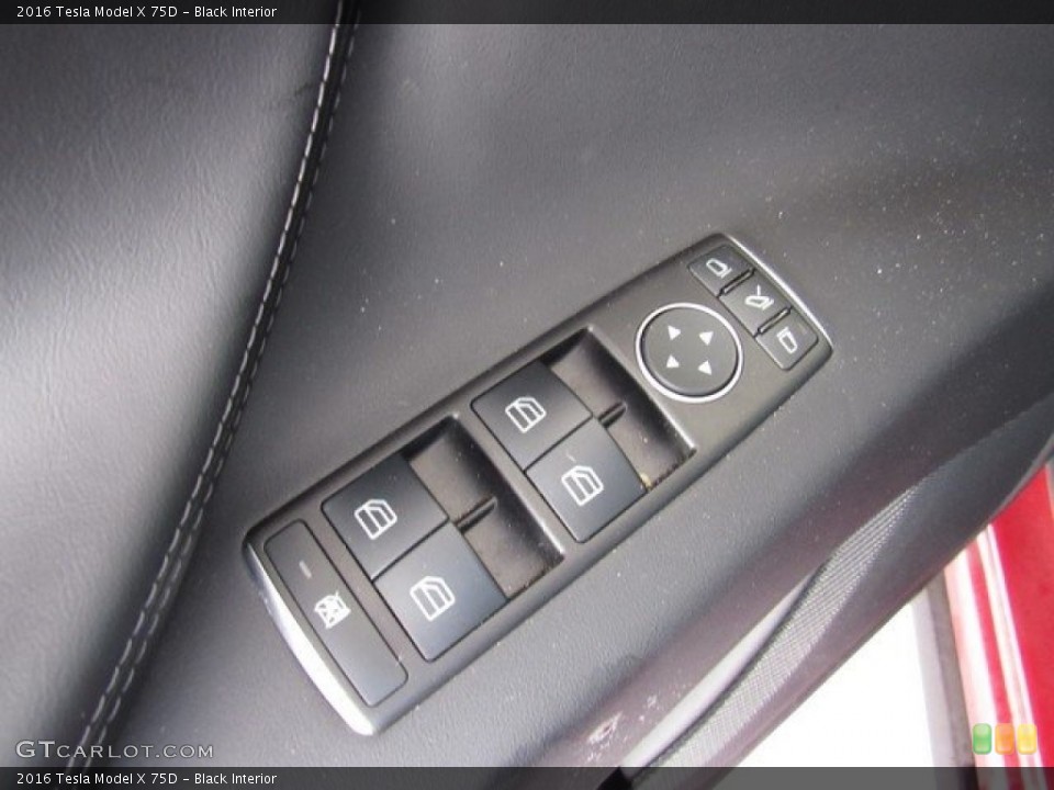 Black Interior Controls for the 2016 Tesla Model X 75D #122364634