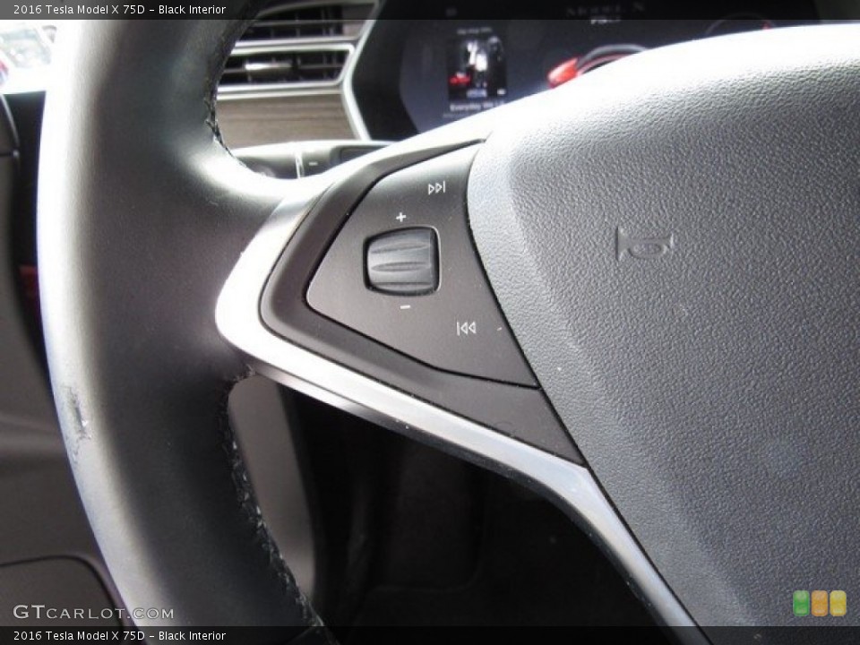 Black Interior Controls for the 2016 Tesla Model X 75D #122364649