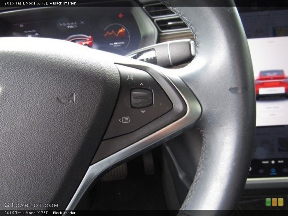 Black Interior Controls for the 2016 Tesla Model X 75D #122364664