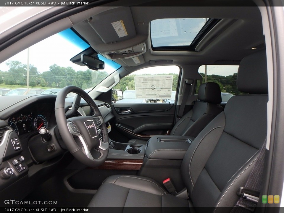 Jet Black Interior Front Seat for the 2017 GMC Yukon XL SLT 4WD #122366857