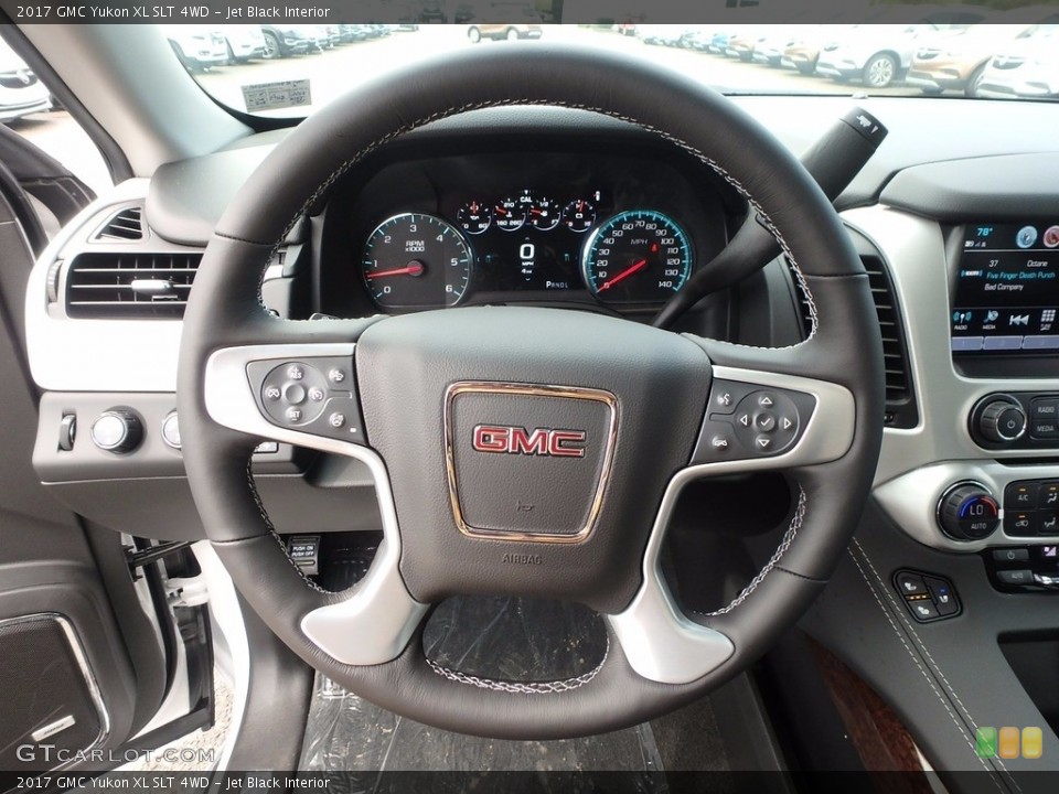 Jet Black Interior Steering Wheel for the 2017 GMC Yukon XL SLT 4WD #122366926